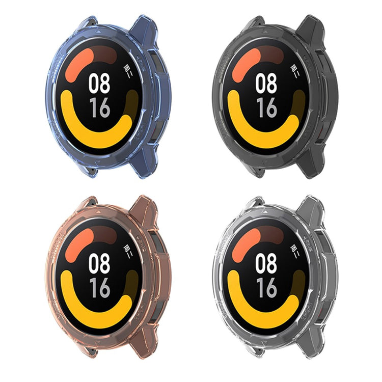 Xiaomi Watch Color 2 Gennemsigtig Silikone Bumper  - Blå#serie_4