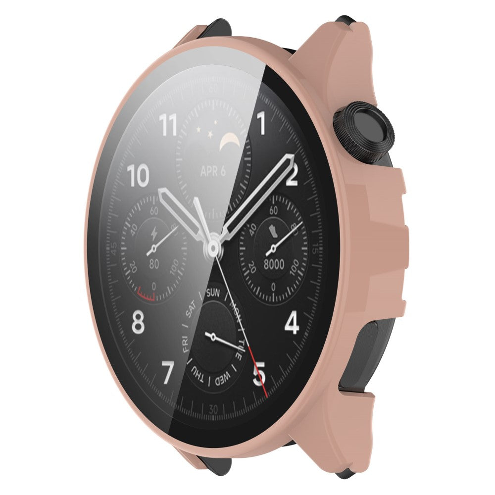Xiaomi Watch S1 Pro Plastik og Hærdet Glas Skærmbeskytter - Pink#serie_1