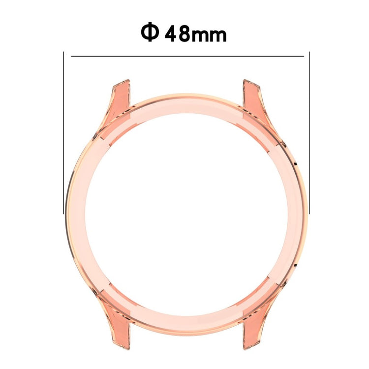 Xiaomi Watch Color Gennemsigtig Silikone Bumper  - Orange#serie_2