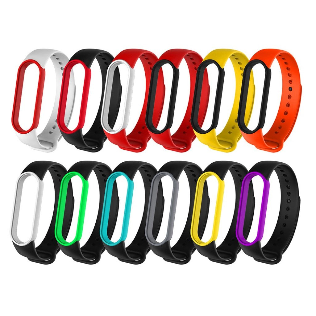 Fremragende Xiaomi Mi Band 5 Silikone Rem - Sort#serie_1