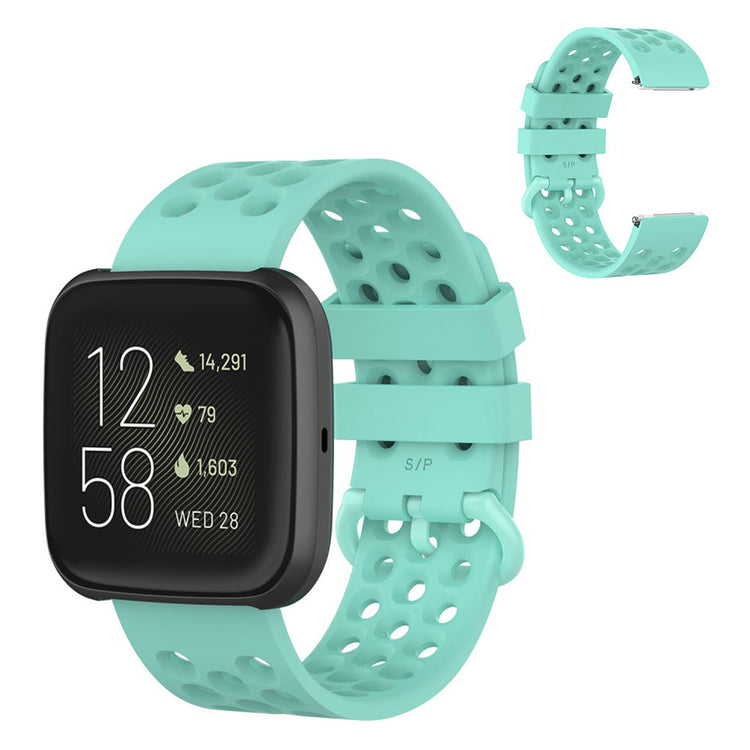 Grøn Fitbit Versa 2 / Fitbit Versa Lite Silikone Urrem#serie_7