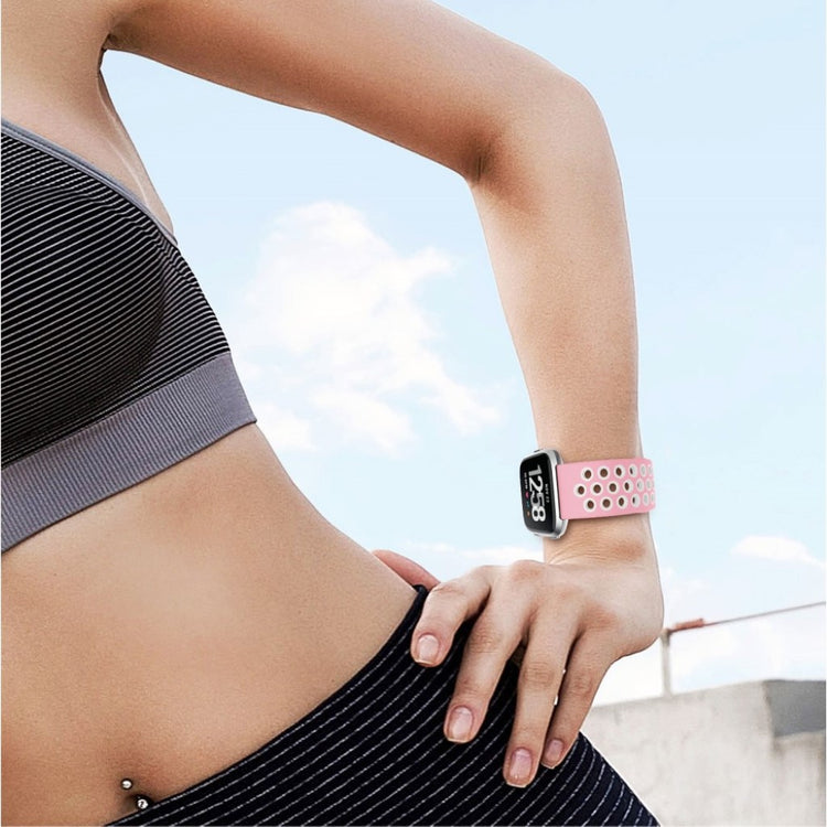 Meget fed Fitbit Versa 2 Silikone Rem - Pink#serie_4