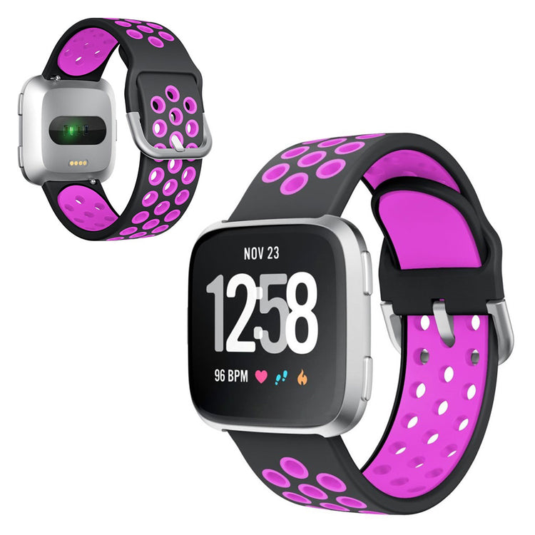 Meget fed Fitbit Versa 2 Silikone Rem - Lilla#serie_7