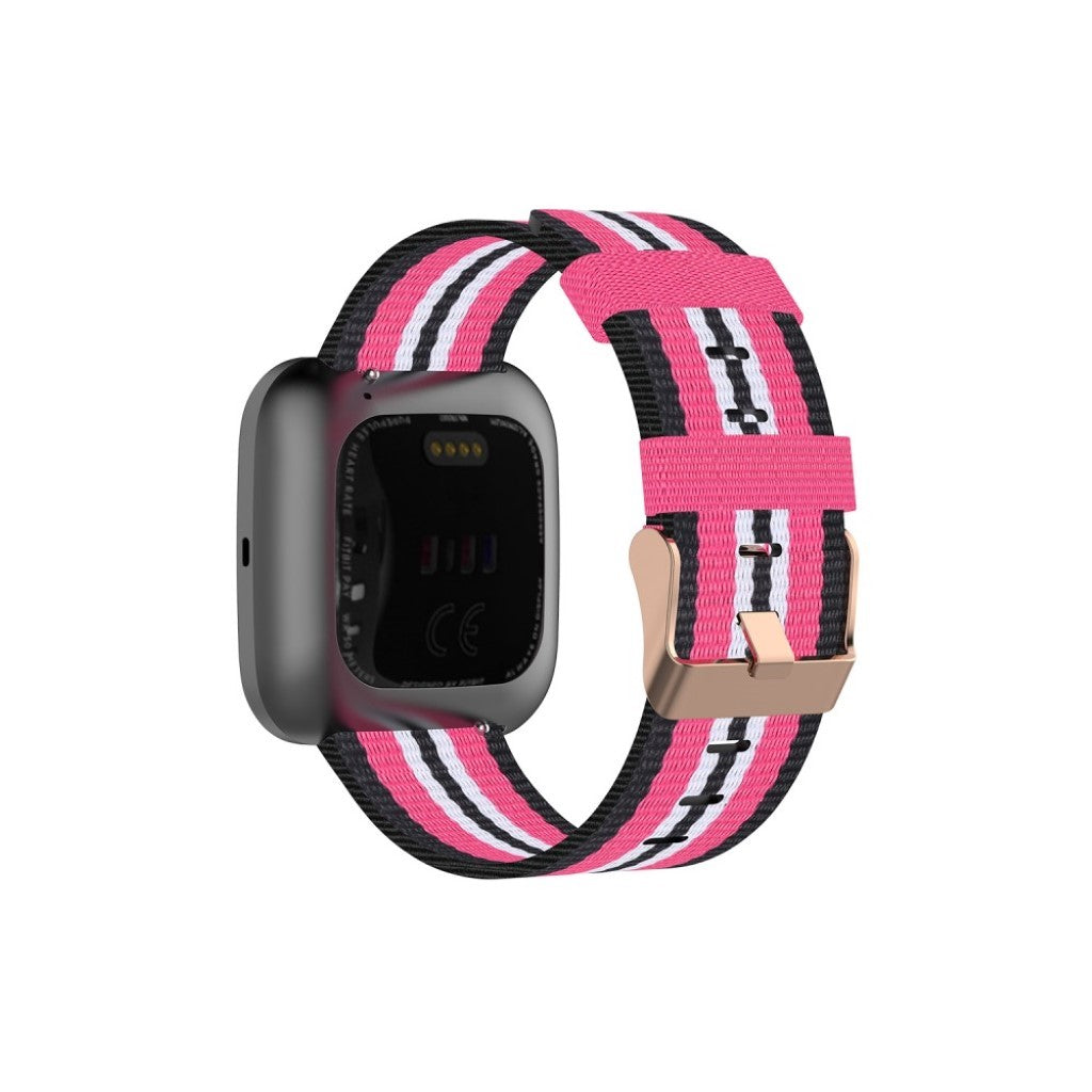 Helt vildt rart Fitbit Versa 2 / Fitbit Blaze Nylon Rem - Pink#serie_4