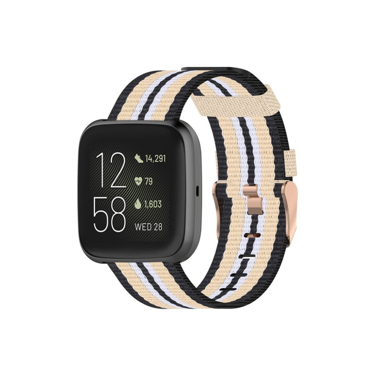 Helt vildt rart Fitbit Versa 2 / Fitbit Blaze Nylon Rem - Beige#serie_6