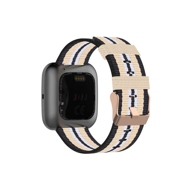 Helt vildt rart Fitbit Versa 2 / Fitbit Blaze Nylon Rem - Beige#serie_6