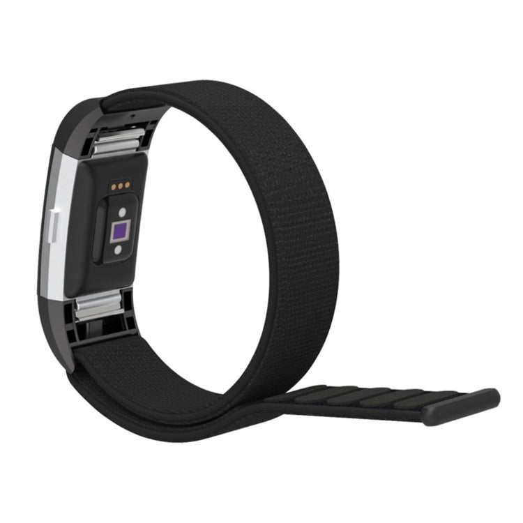 Vildt godt Fitbit Charge 2 Nylon Rem - Sort#serie_1