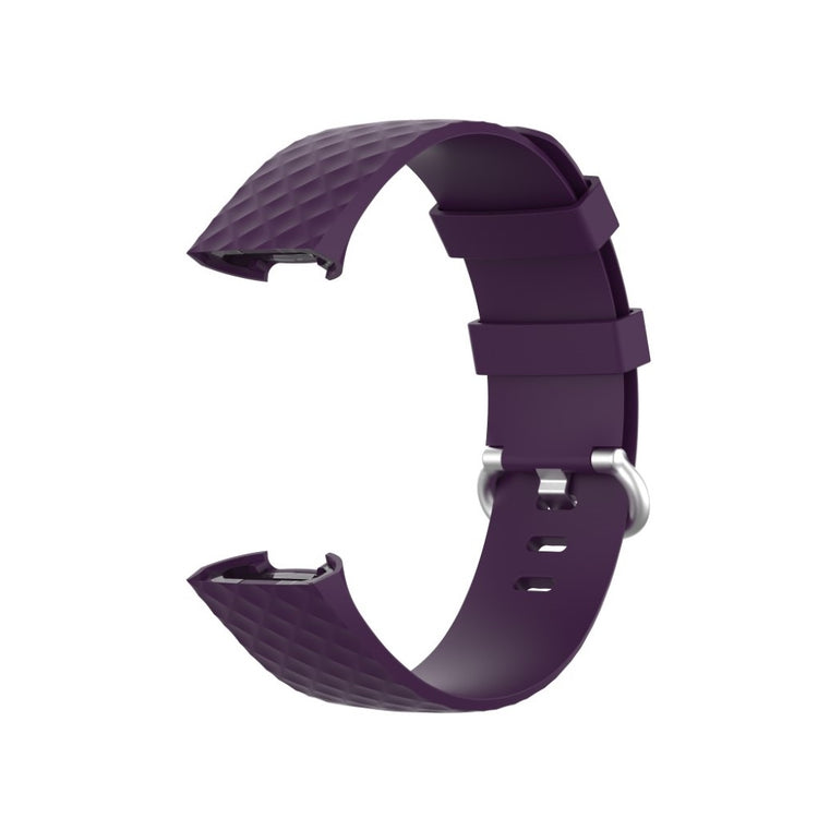 Alle tiders Fitbit Charge 3 / Fitbit Charge 4 Silikone Rem - Lilla#serie_14