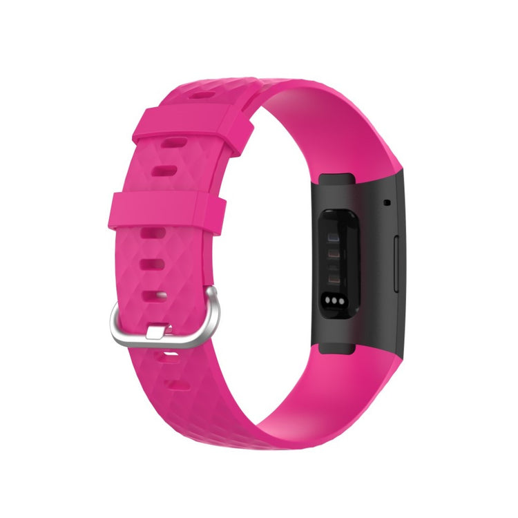 Alle tiders Fitbit Charge 3 / Fitbit Charge 4 Silikone Rem - Pink#serie_9