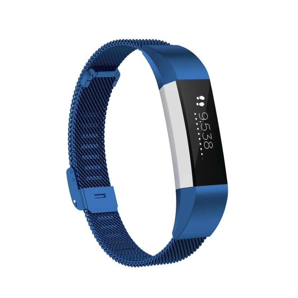 Rigtigt fint Fitbit Alta Metal Rem - Blå#serie_4