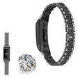 Niezwykle Piękny Fitbit Charge 4 / Fitbit Charge 3 Metal I Stras Uniwersalne Pasek