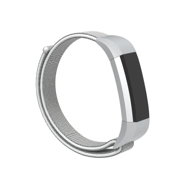 Vildt hårdfør Fitbit Alta HR Nylon Rem - Sølv#serie_5