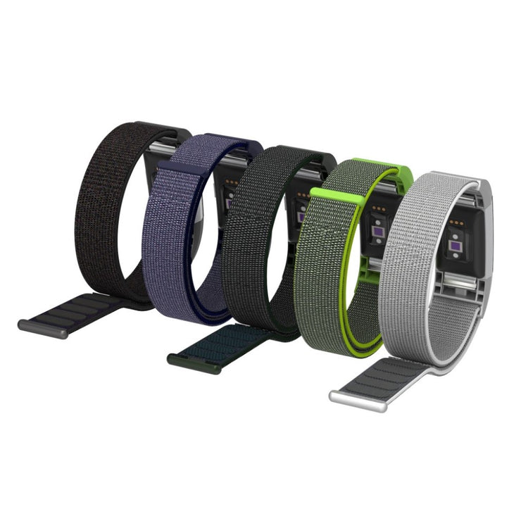 Smuk Fitbit Charge 2 Nylon Rem - Lilla#serie_1