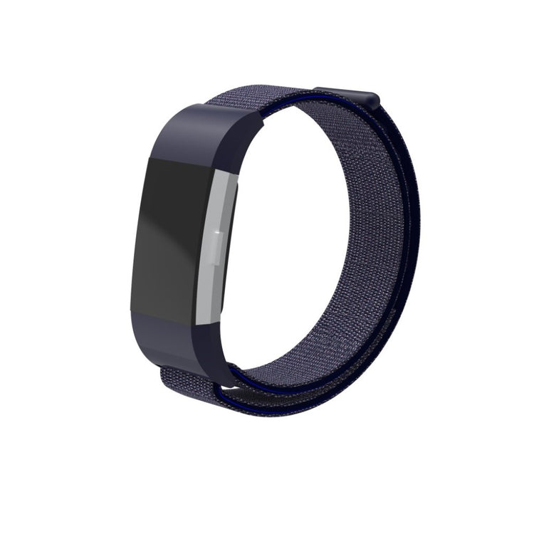 Smuk Fitbit Charge 2 Nylon Rem - Lilla#serie_1