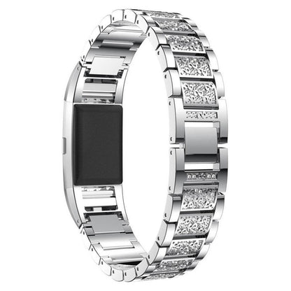 Meget flot Fitbit Charge 2 Metal Rem - Sølv#serie_2