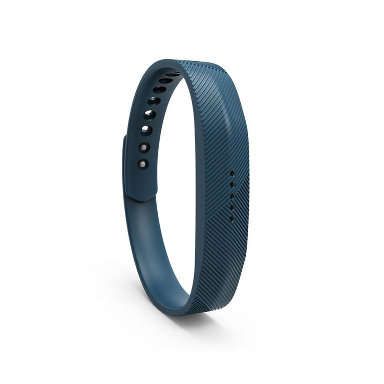 Super fint Fitbit Flex 2 Silikone Rem - Blå#serie_1