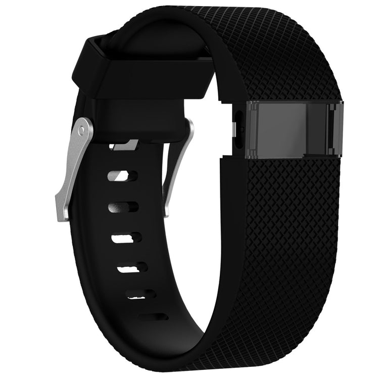 Supercool Fitbit Charge HR Silikone Rem - Størrelse: S - Sort#serie_2