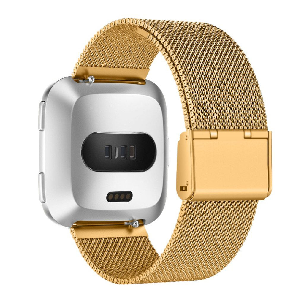 Vildt rart Fitbit Versa Metal Rem - Guld#serie_1