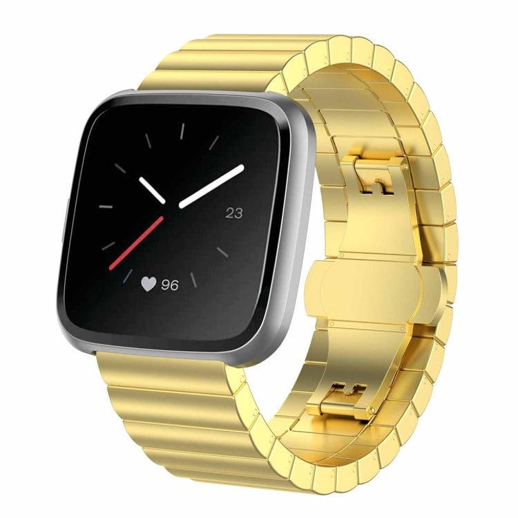 Stilfuld Fitbit Versa Metal Rem - Guld#serie_4