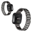 Wytrzymały Fitbit Versa Metal I Stras Pasek