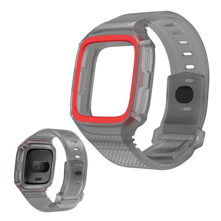 Helt vildt smuk Fitbit Versa Silikone Rem - Flerfarvet#serie_5