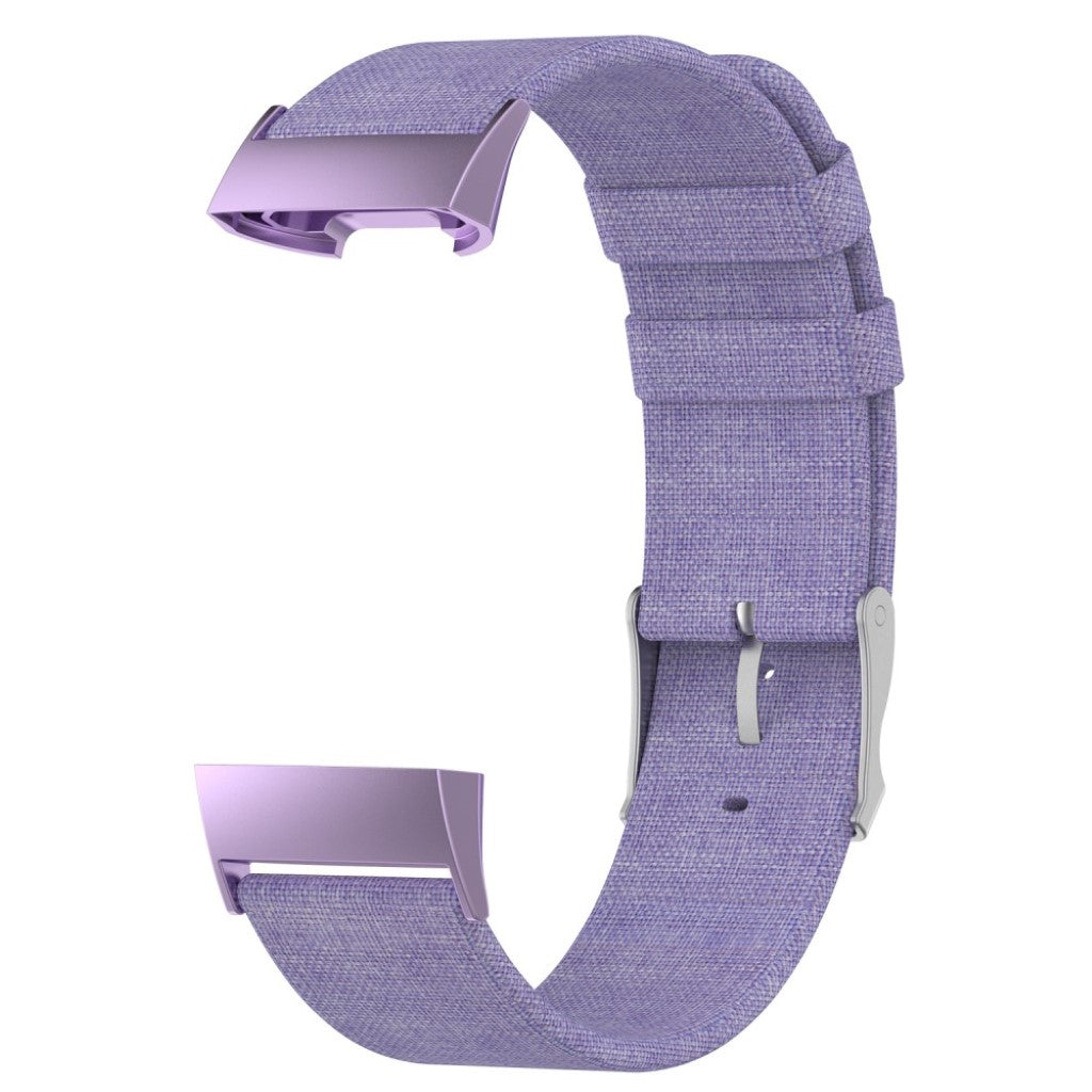 Mega cool Fitbit Charge 3 Nylon Rem - Lilla#serie_1