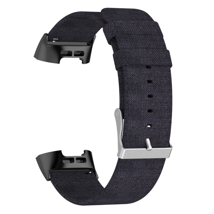 Mega cool Fitbit Charge 3 Nylon Rem - Sort#serie_5