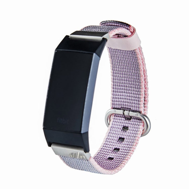 Meget kønt Fitbit Charge 3 Nylon Rem - Lilla#serie_1