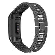 Super Słodki Fitbit Charge 3 Metal I Stras Pasek