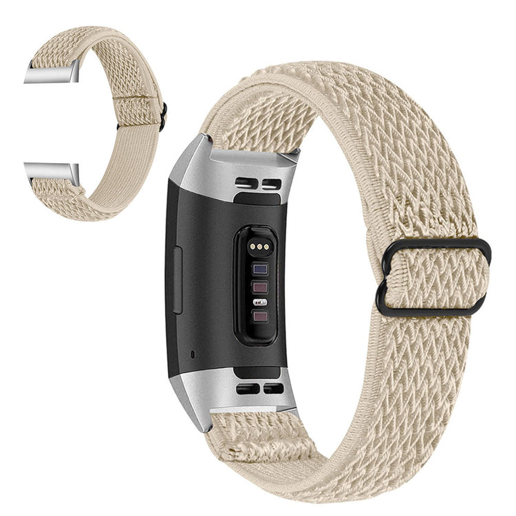 Super skøn Fitbit Charge 3 Nylon Rem - Blå#serie_10