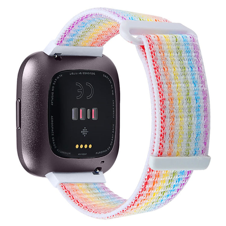 Fortrinligt Fitbit Versa Lite Nylon Rem - Flerfarvet#serie_4