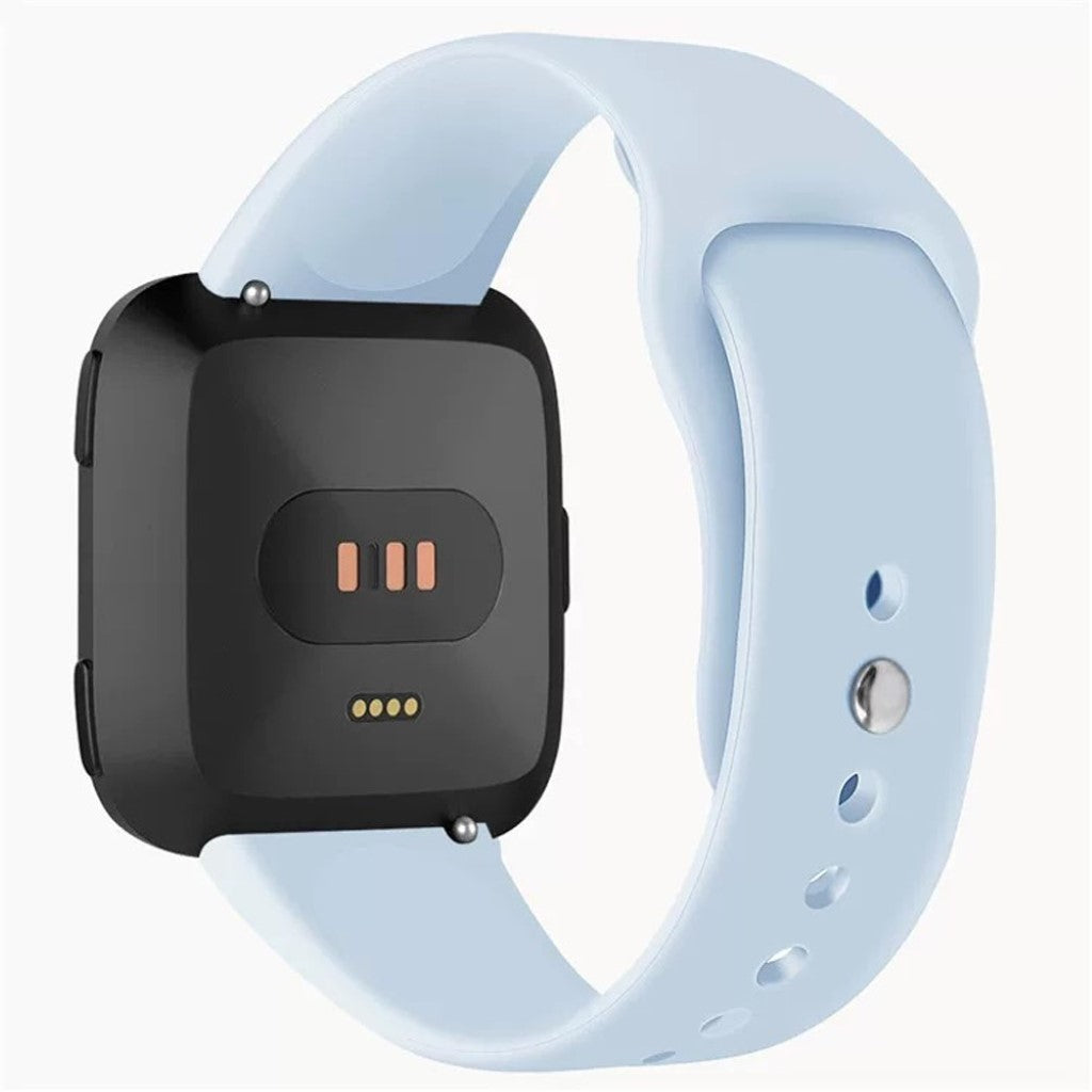 Solid Fitbit Versa 2 / Fitbit Versa Lite Silikone Rem - Blå#serie_9