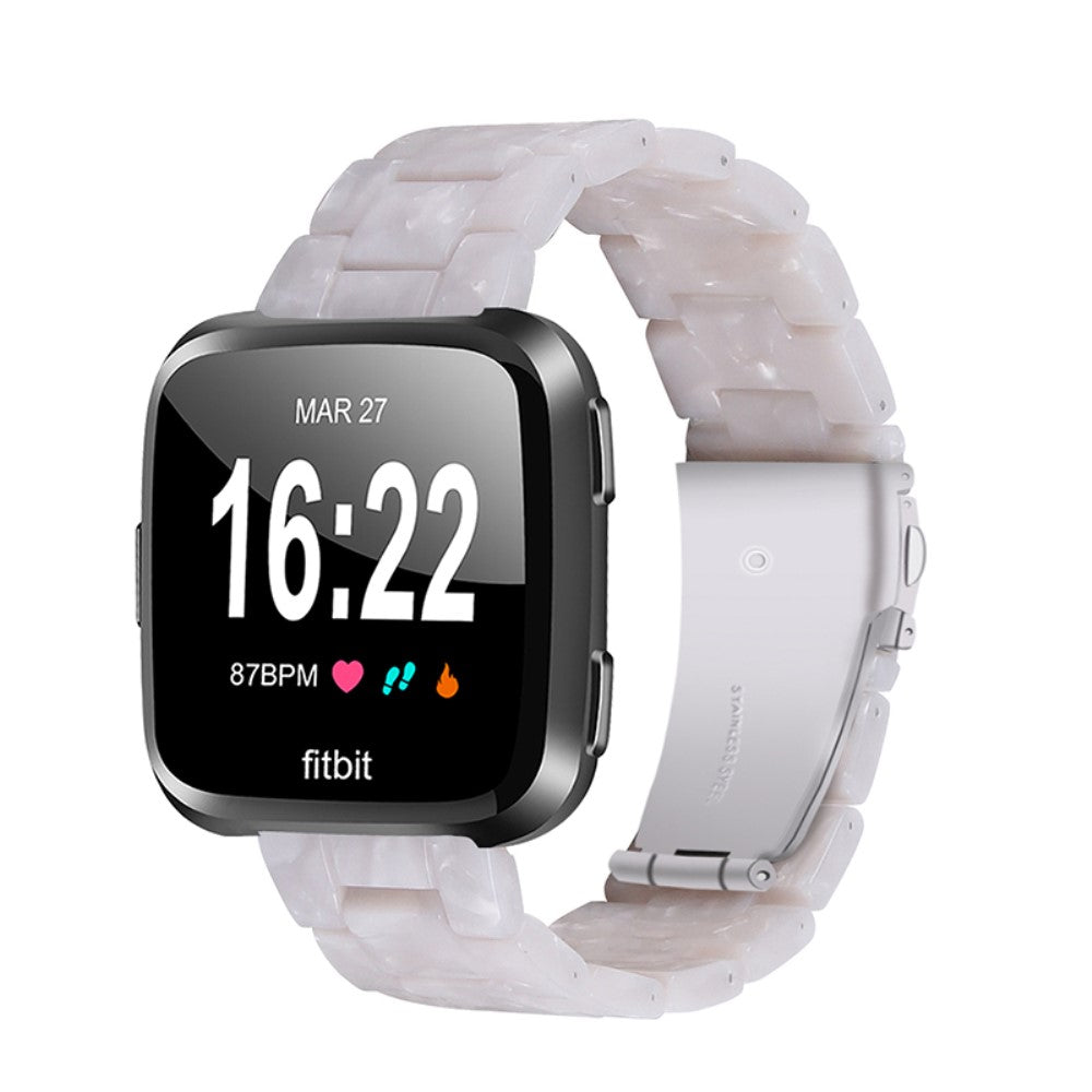 Helt vildt rart Fitbit Versa 2 / Fitbit Versa Lite  Rem - Hvid#serie_24