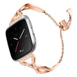 Niezwykle Wspaniały Fitbit Smartwatch Metal I Stras Uniwersalne Pasek