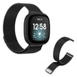 Absolutnie Słodki Fitbit Versa 3 / Fitbit Sense Metal Pasek