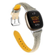 Genialny Fitbit Versa 3 / Fitbit Sense Skóra Naturalna Pasek