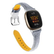 Genialny Fitbit Versa 3 / Fitbit Sense Skóra Naturalna Pasek