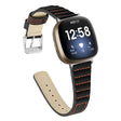 Wygodny Fitbit Versa 3 / Fitbit Sense Skóra Naturalna Pasek