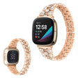 Naprawdę Fajny Fitbit Versa 3 / Fitbit Sense Metal I Stras Pasek