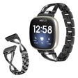 Niesamowicie Modny Fitbit Versa 3 / Fitbit Sense Metal I Stras Pasek