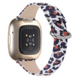 Naprawdę Fajny Fitbit Sense / Fitbit Versa 3 Skóra Naturalna Pasek