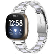 Super Fajny Fitbit Sense / Fitbit Versa 3 Metal I Stras Pasek