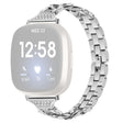 Niesamowicie Fajny Fitbit Sense / Fitbit Versa 3 Metal I Stras Pasek