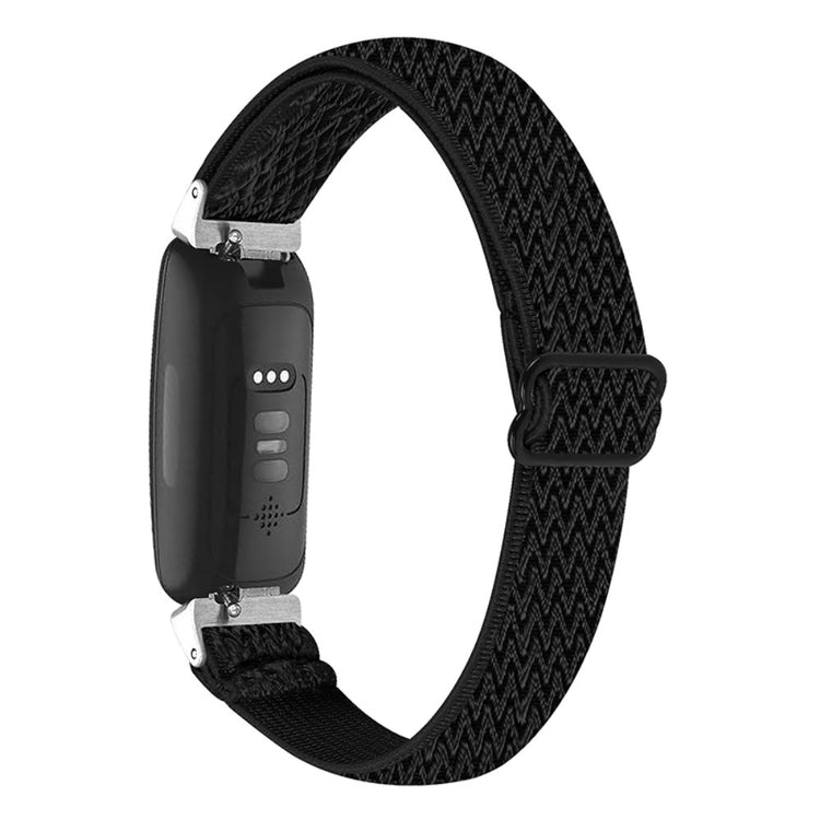 Vildt elegant Fitbit Inspire 2 / Fitbit Ace 2 Nylon Rem - Sort#serie_7