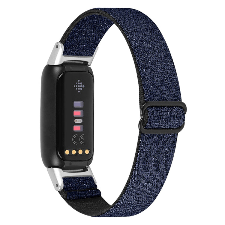 Super godt Fitbit Luxe Nylon Rem - Blå#serie_10