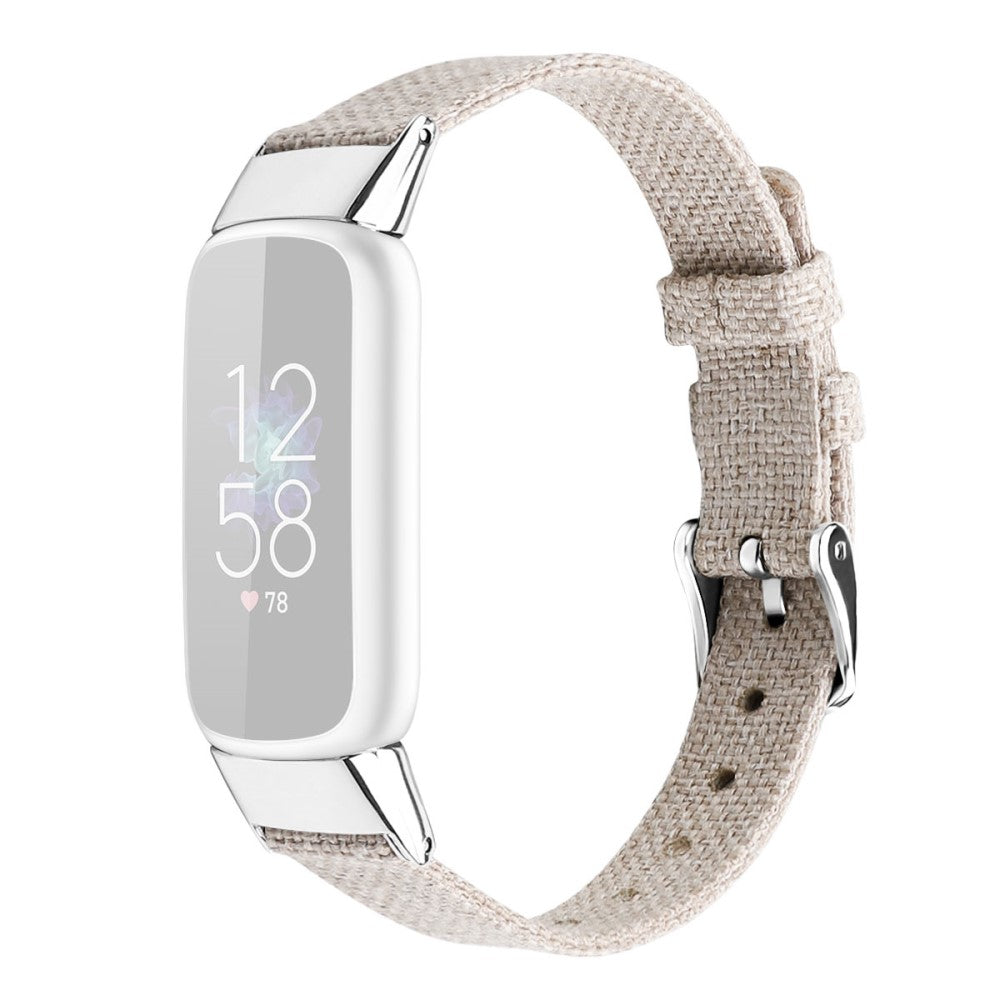 Helt vildt fint Fitbit Luxe Nylon Rem - Størrelse: S - Brun#serie_19