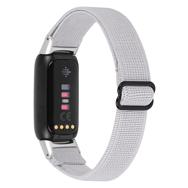 Super godt Fitbit Luxe Nylon Rem - Sølv#serie_2