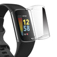 Miękki Fitbit Charge 5 Obudowa z Osłona ekranu w Silikon / TPU