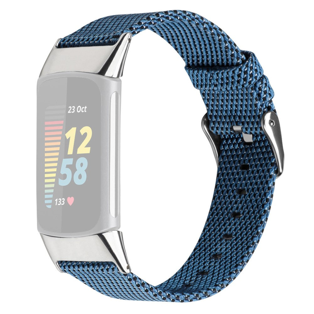 Brun Fitbit Charge 5 Stof Urrem#serie_7