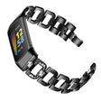 Mega Ładny Fitbit Charge 5 Metal I Stras Pasek